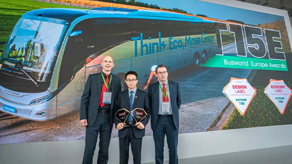 Yutong conquista dois prémios na Busworld Europe 2023.